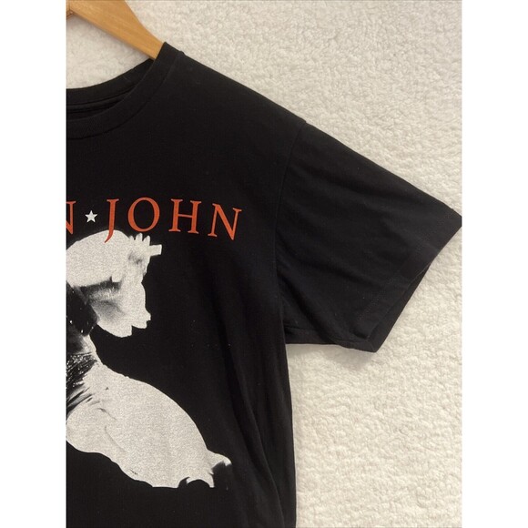 Elton John Homage 1 Men's/Women's Size Small Black Graphic T-Shirt Concert Soft - Picture 6 of 16